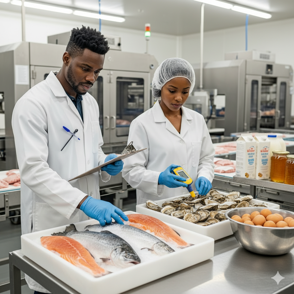 Quality Control of Raw Animal Products