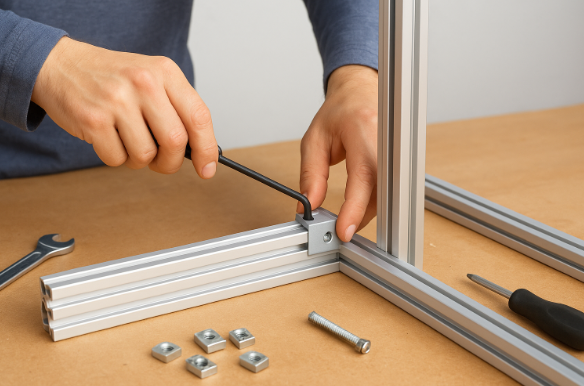 ASSEMBLE ALUMINIUM PROFILES