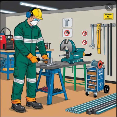 ASSEMBLING MANUFACTURED PARTS OR COMPONENTS